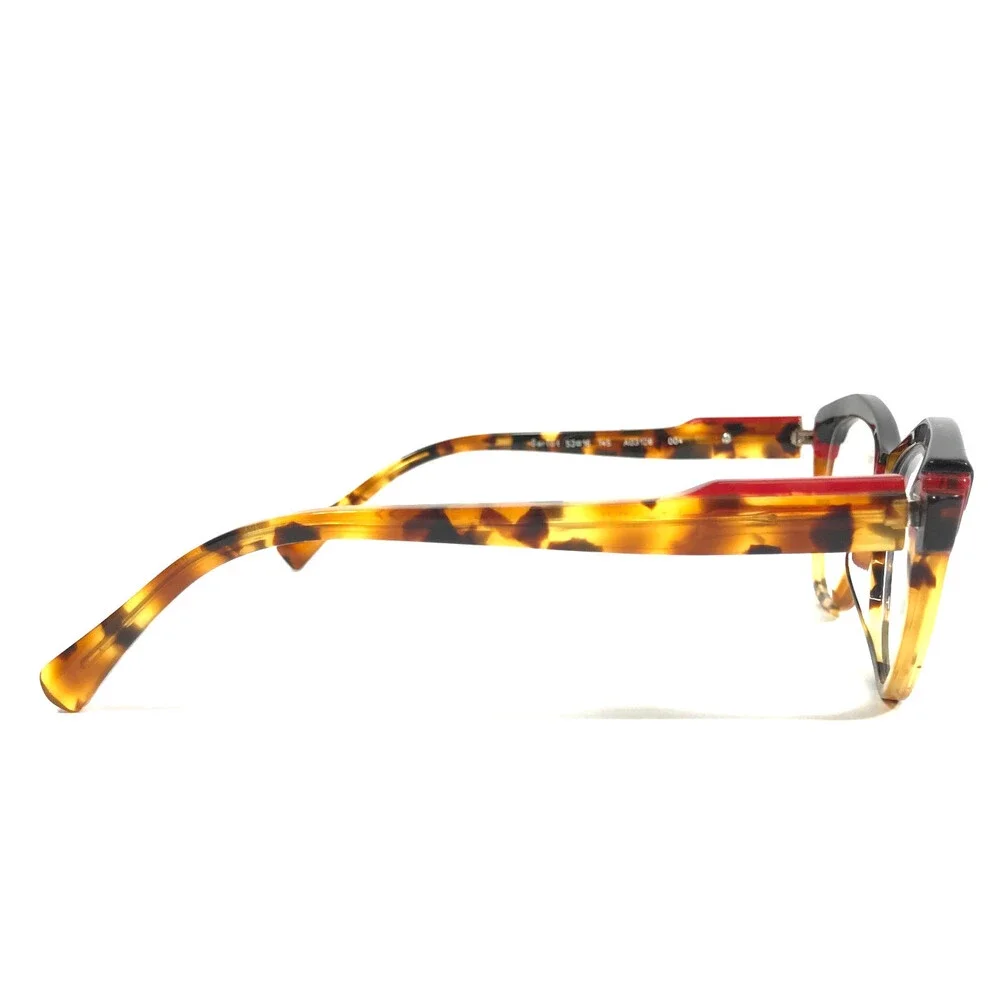 Alain Mikli Eyeglasses Frames Sarlot A03128 004 Havana Rouge Black 53-16-145